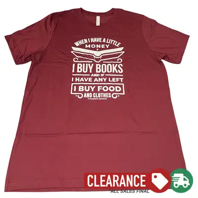 Clearance: XL, Heather Cardinal, When I Get A Little Money Tee