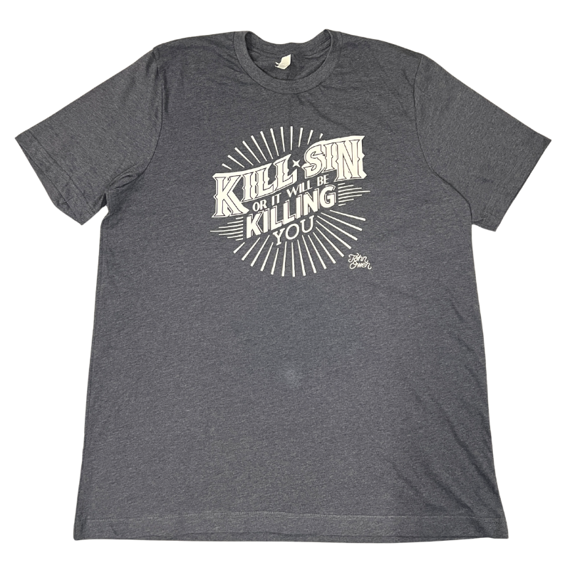 Clearance: XL, Heather Midnight Navy, Kill Sin Or It Will Be Killing You Tee