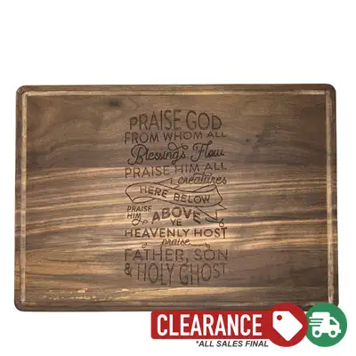 Clearance: Doxology Cutting Board Drip