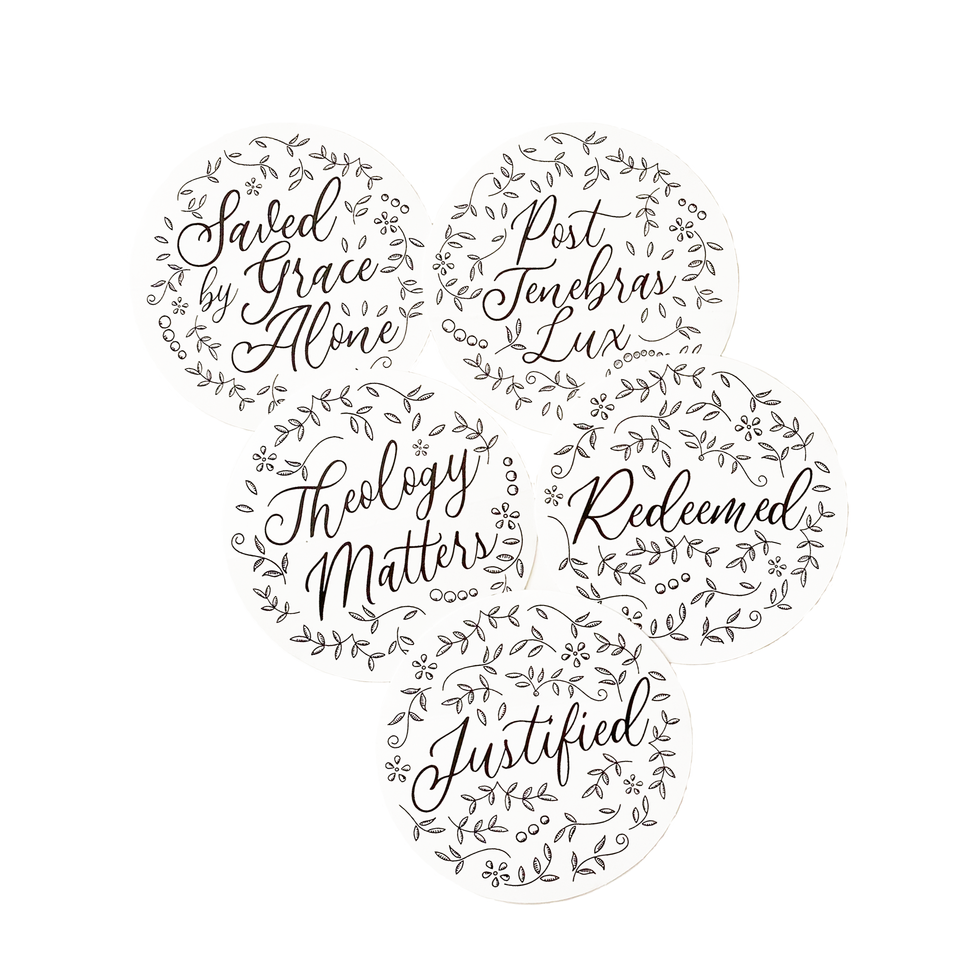 The Floral Theology Sticker Set