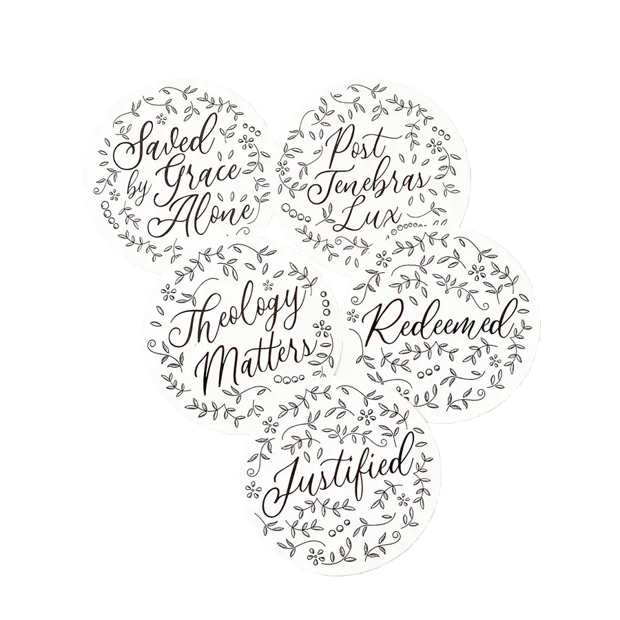 The Floral Theology Sticker Set