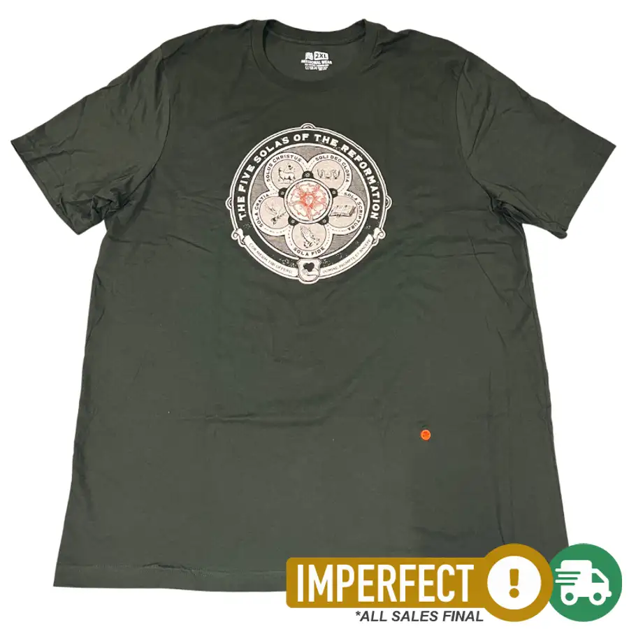 Imperfection: 2XL, The Five Solas Luther Rose Tee