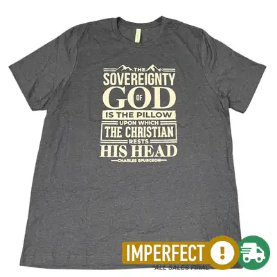 Imperfection: 2XL, Heather Midnight Navy, Sovereignty Of God Tee
