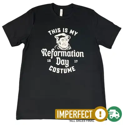 Imperfection: L, Solid Black, This Is My Reformation Costume Glow Tee