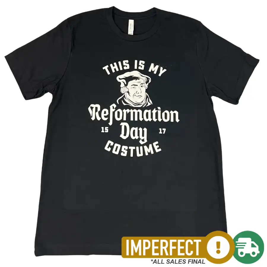 Imperfection: L, Solid Black, This Is My Reformation Costume Glow Tee