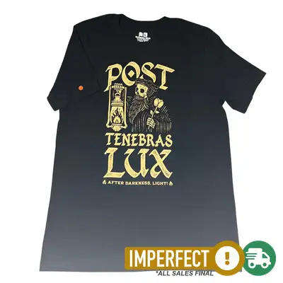 Imperfection: L, Black, Post Tenebras Lux Dead Tee