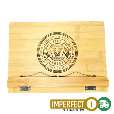 Imperfection: Five Solas Badge Bookstand