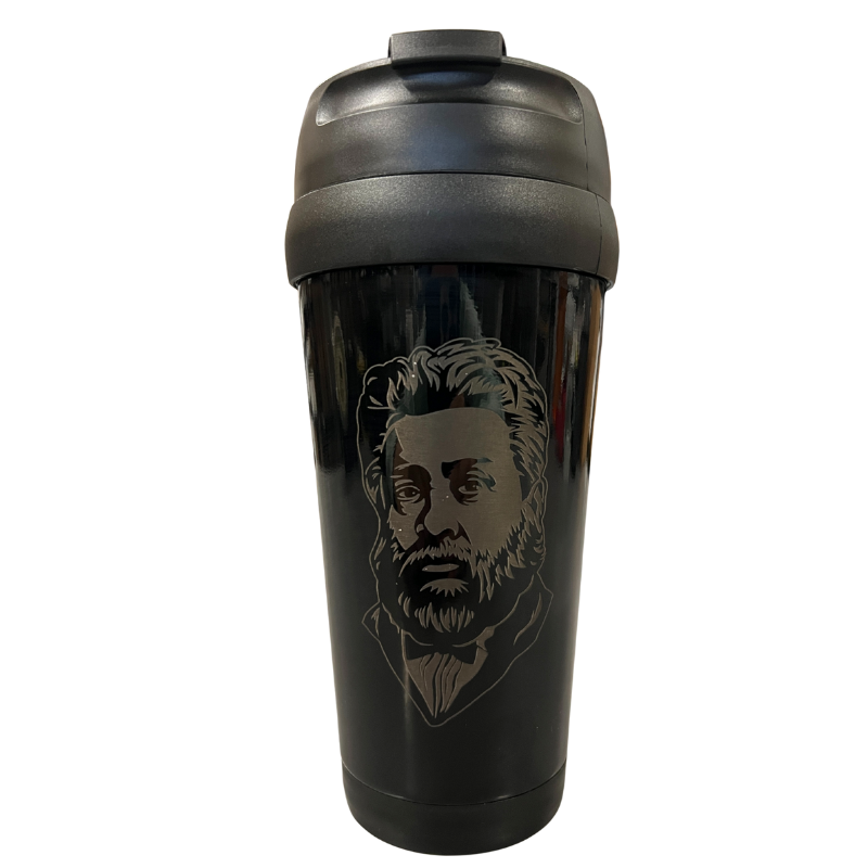 Imperfection, Black, Charles Spurgeon Stainless Steel Travel Mug 16 OZ