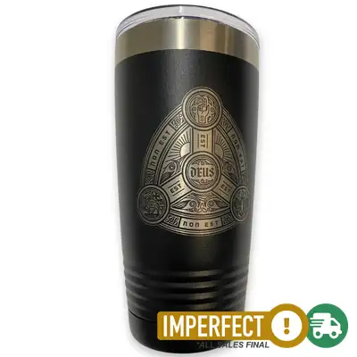 Imperfection: Black, Trinity 20oz Insulated Tumbler