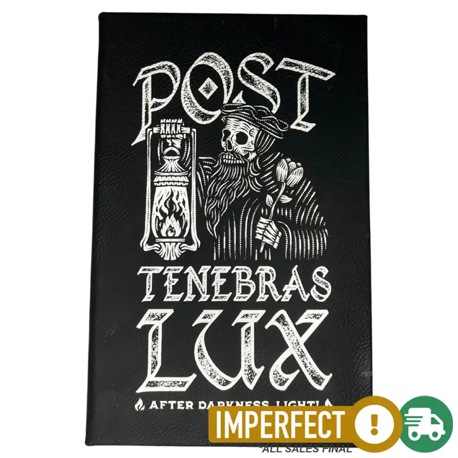 Imperfection: Black Silver, Post Tenebras Lux Dead Hardcover Leatherette Journal