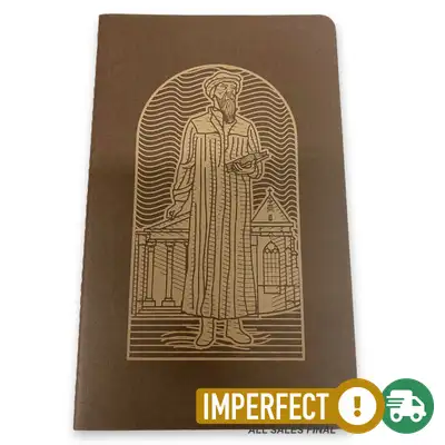 Imperfection: Brown, John Calvin Series Laser Etched Blank Journal
