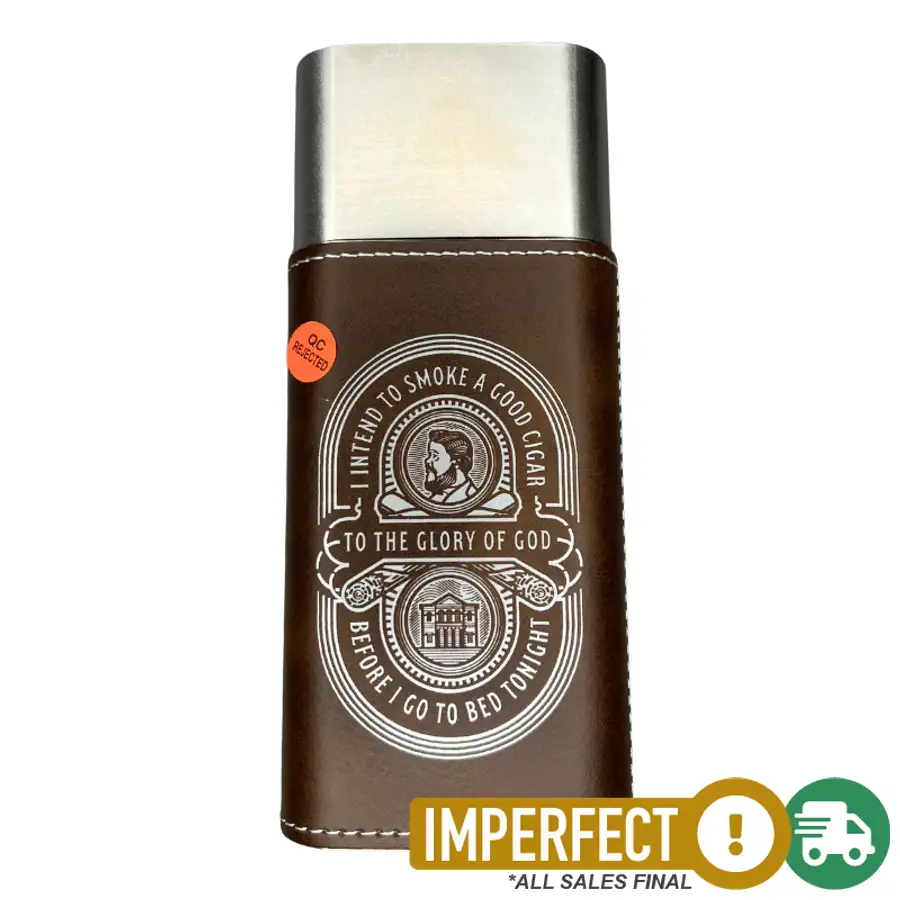 Imperfection: Rustic Silver, Charles Spurgeon Cigar Quote Cigar Holder