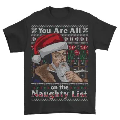 The Naughty List Ugly Christmas Tee