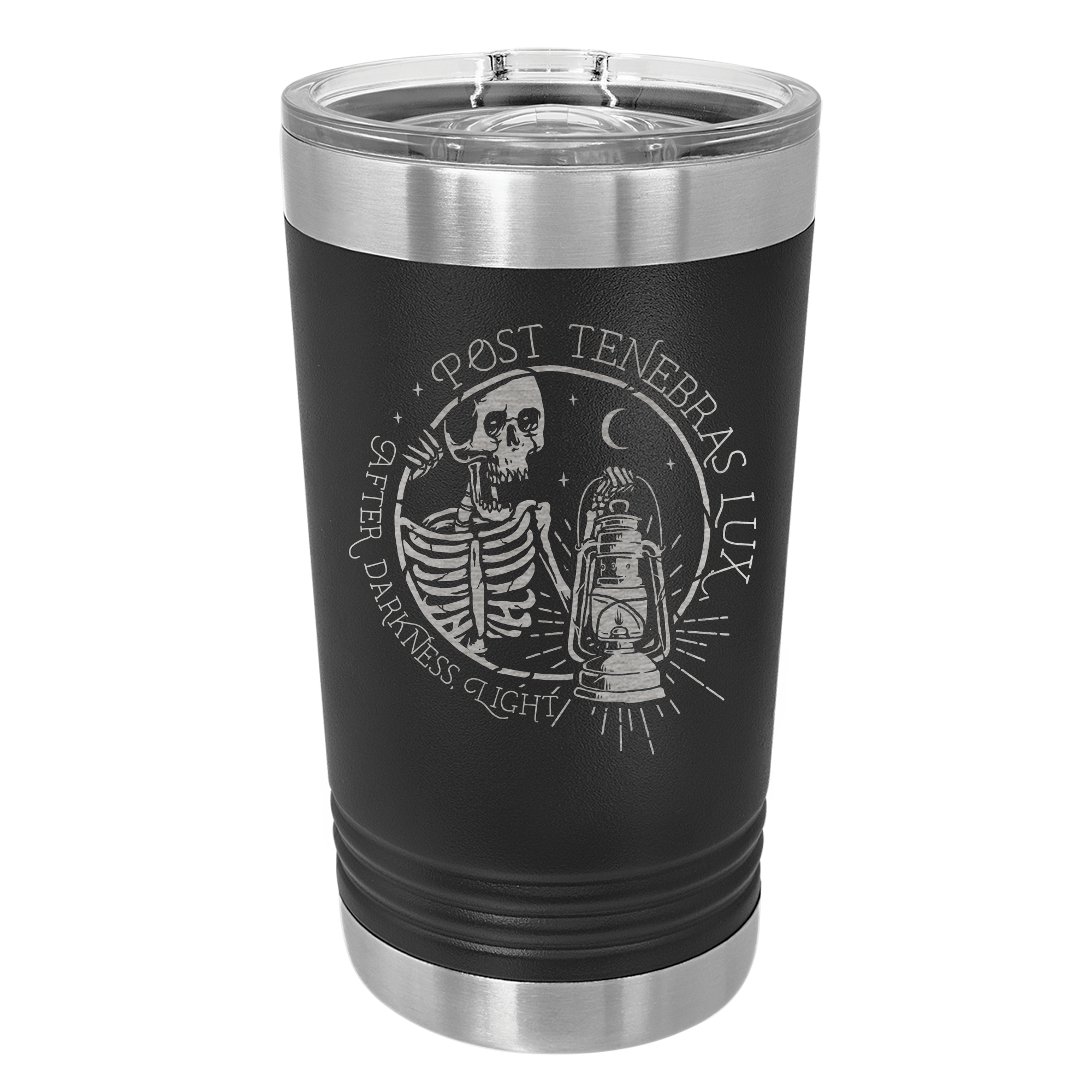 Post Tenebras Lux Insulated Pint