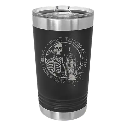 Post Tenebras Lux Insulated Pint