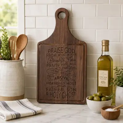 Doxology Cutting Board Paddle