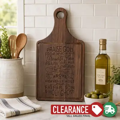 Doxology Cutting Board Paddle