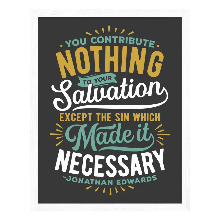 You Contribute Nothing Poster Print