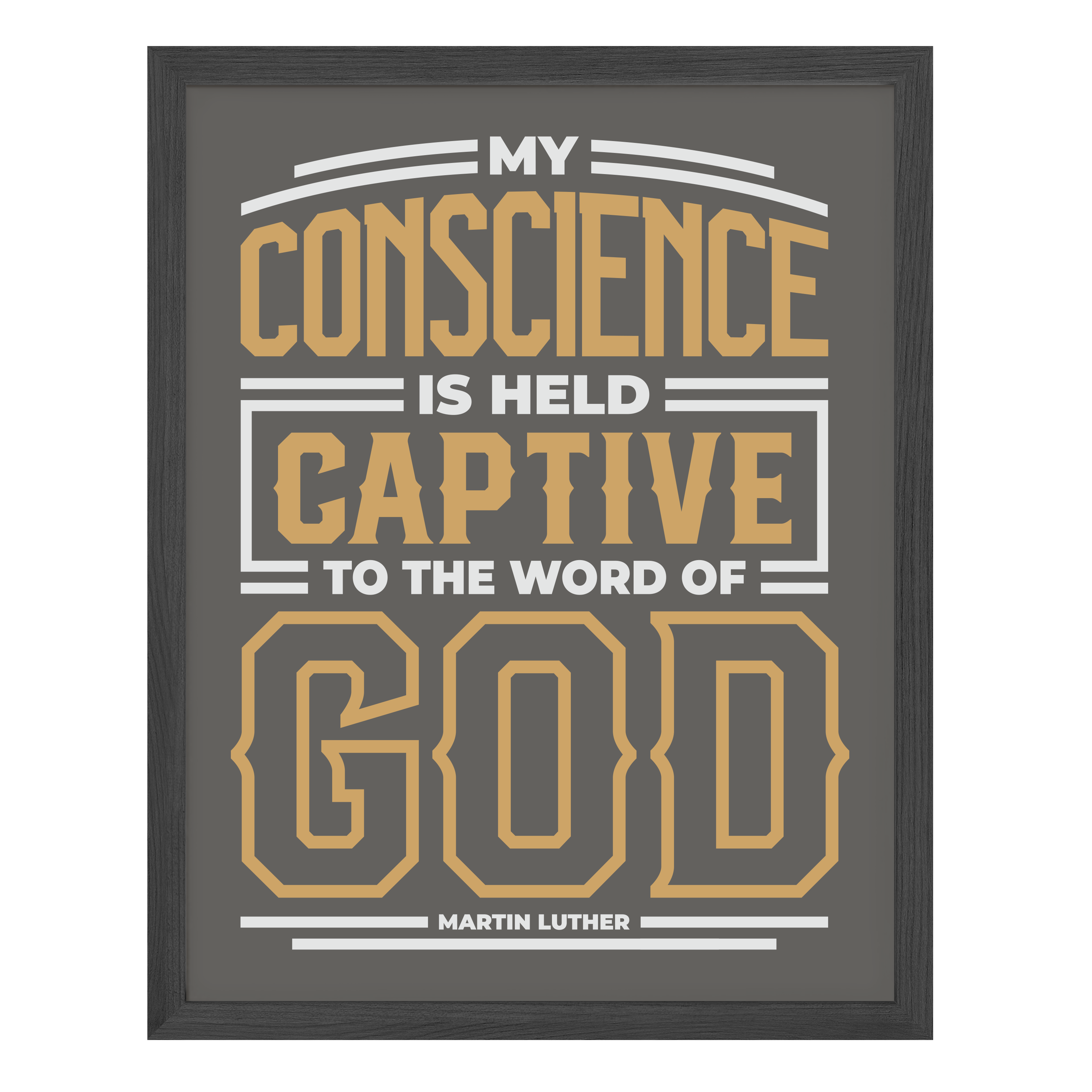 My Conscience Is Held Poster Print