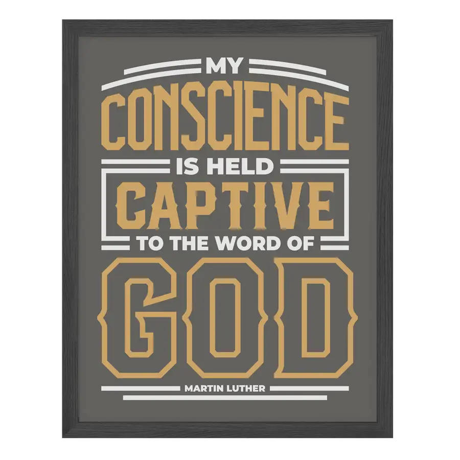 My Conscience Is Held Poster Print