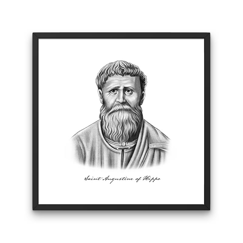 Saint Augustine Portrait Print