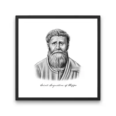 Saint Augustine Portrait Print