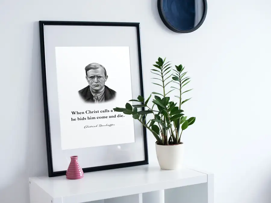 Dietrich Bonhoeffer Quote Print