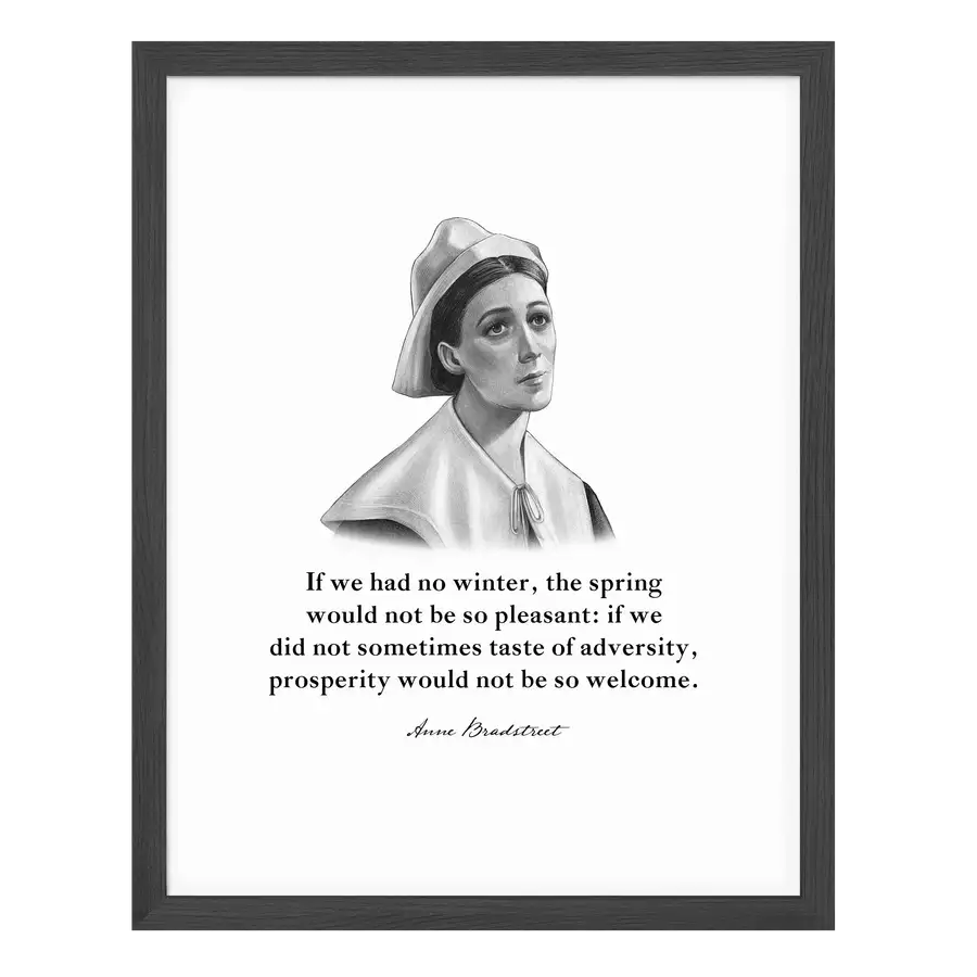 Anne Bradstreet Quote Print