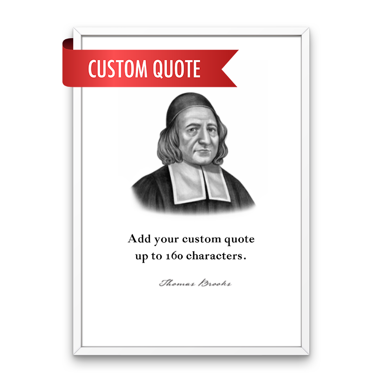 Thomas Brooks Custom Quote Print