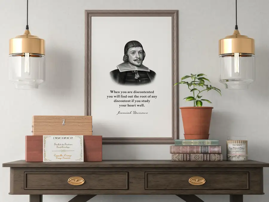 Jeremiah Burroughs Quote Print