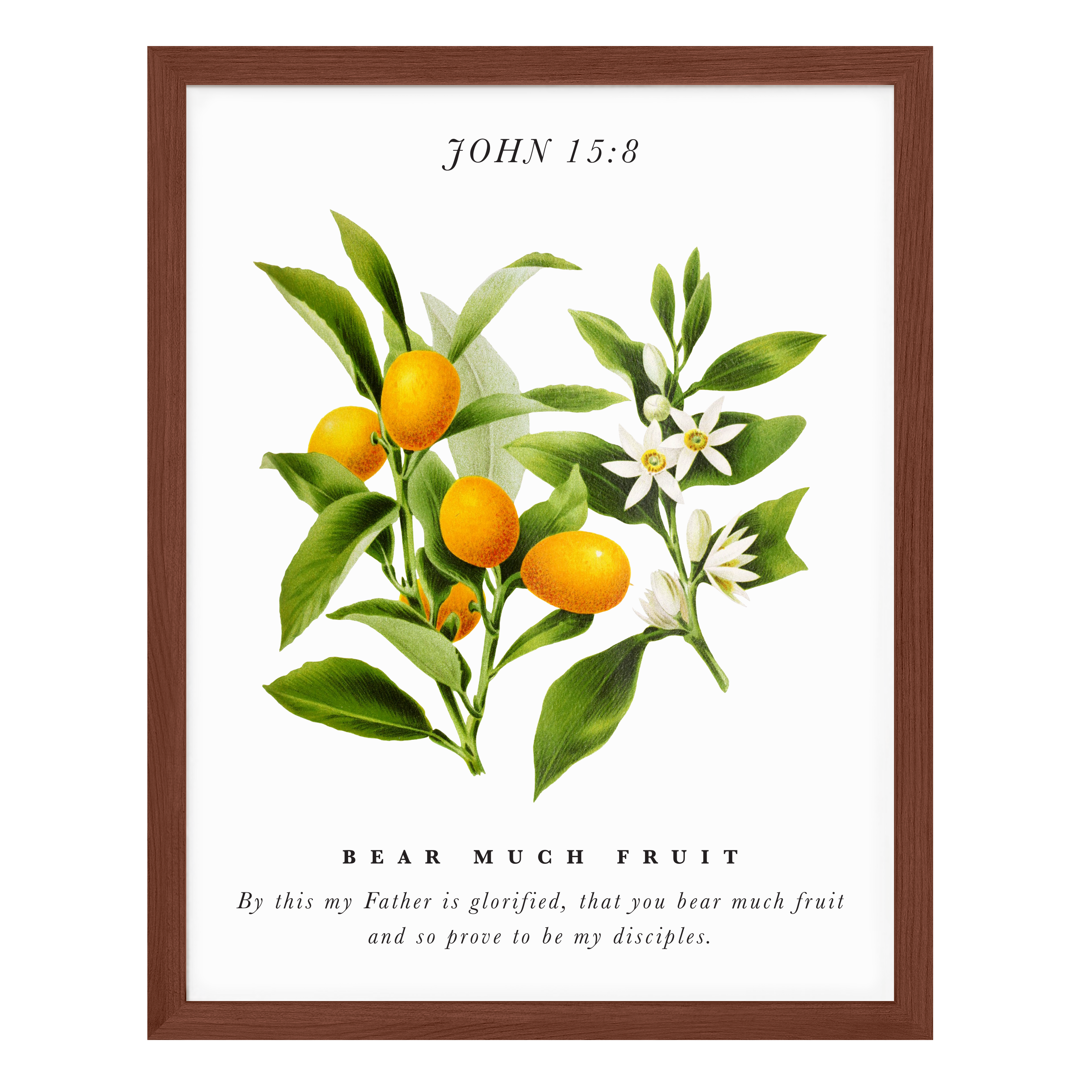 Bear Much Fruit Art Print