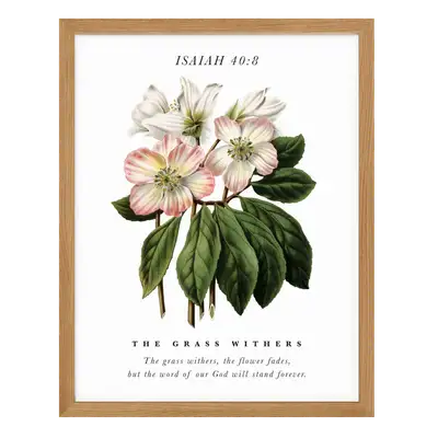 The Grass Withers Art Print