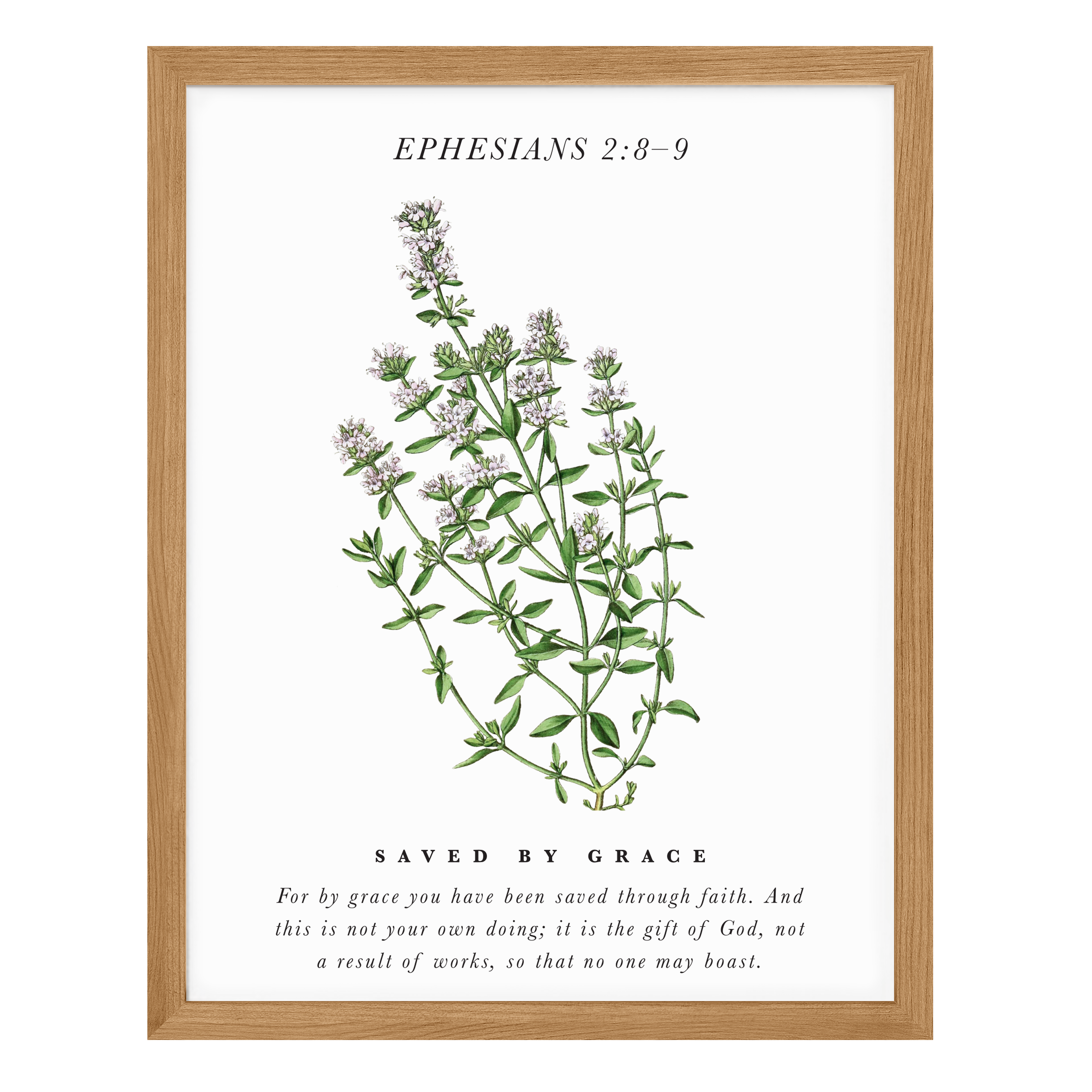 Saved By Grace Art Print