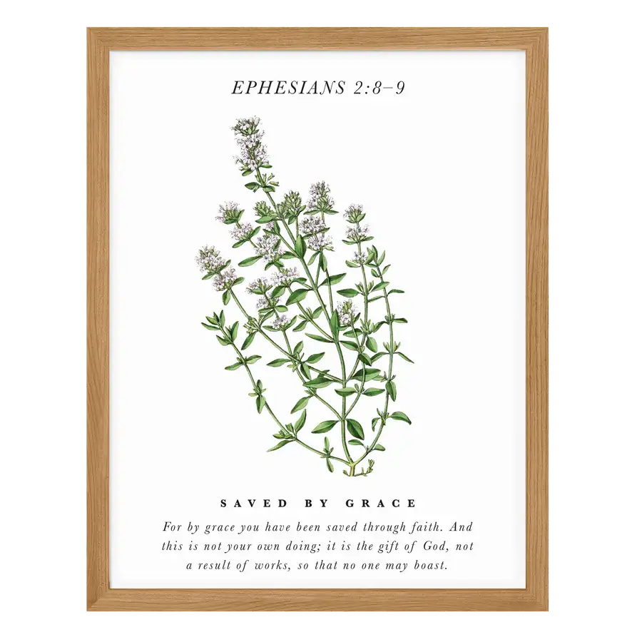 Saved By Grace Art Print