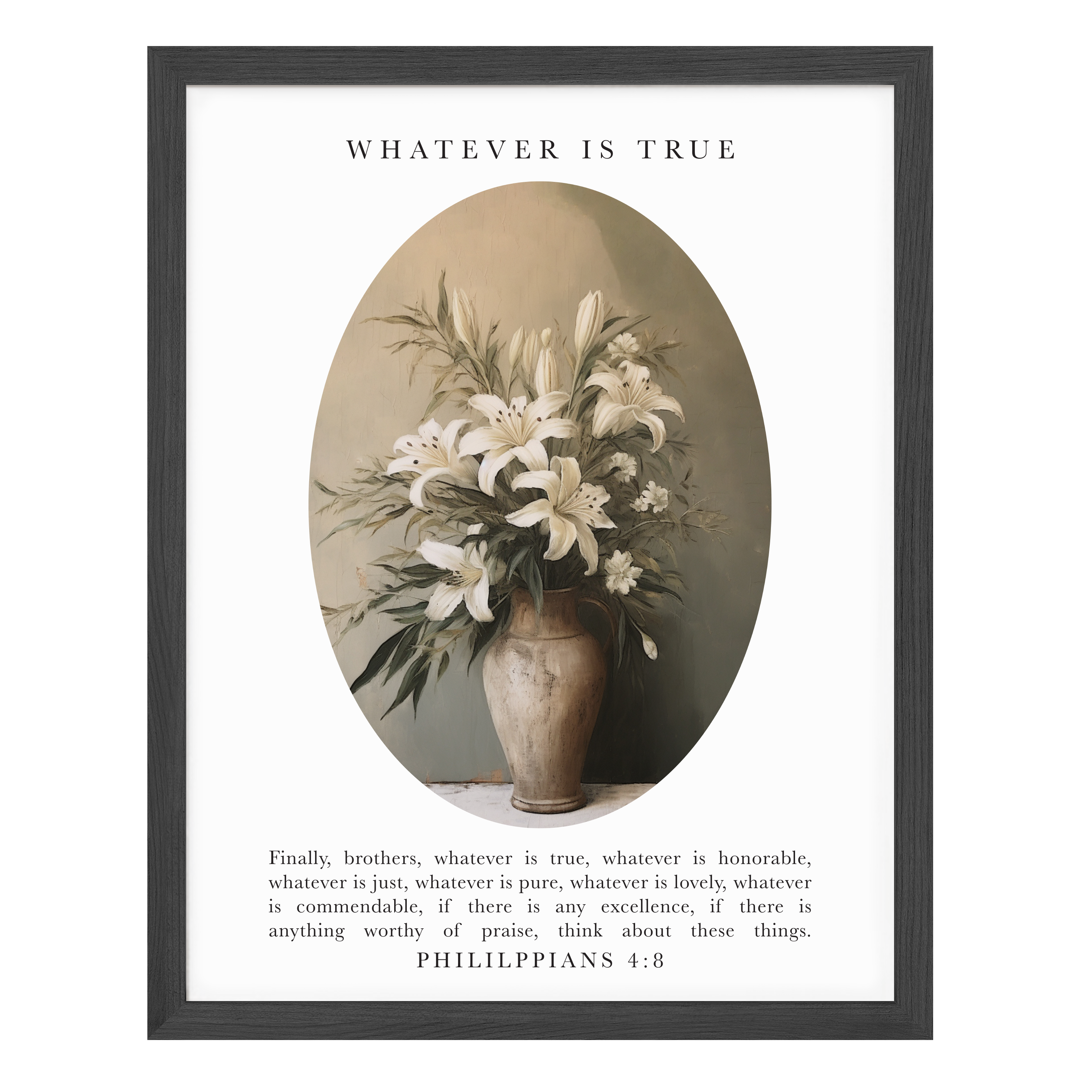 Whatever Is True Art Print