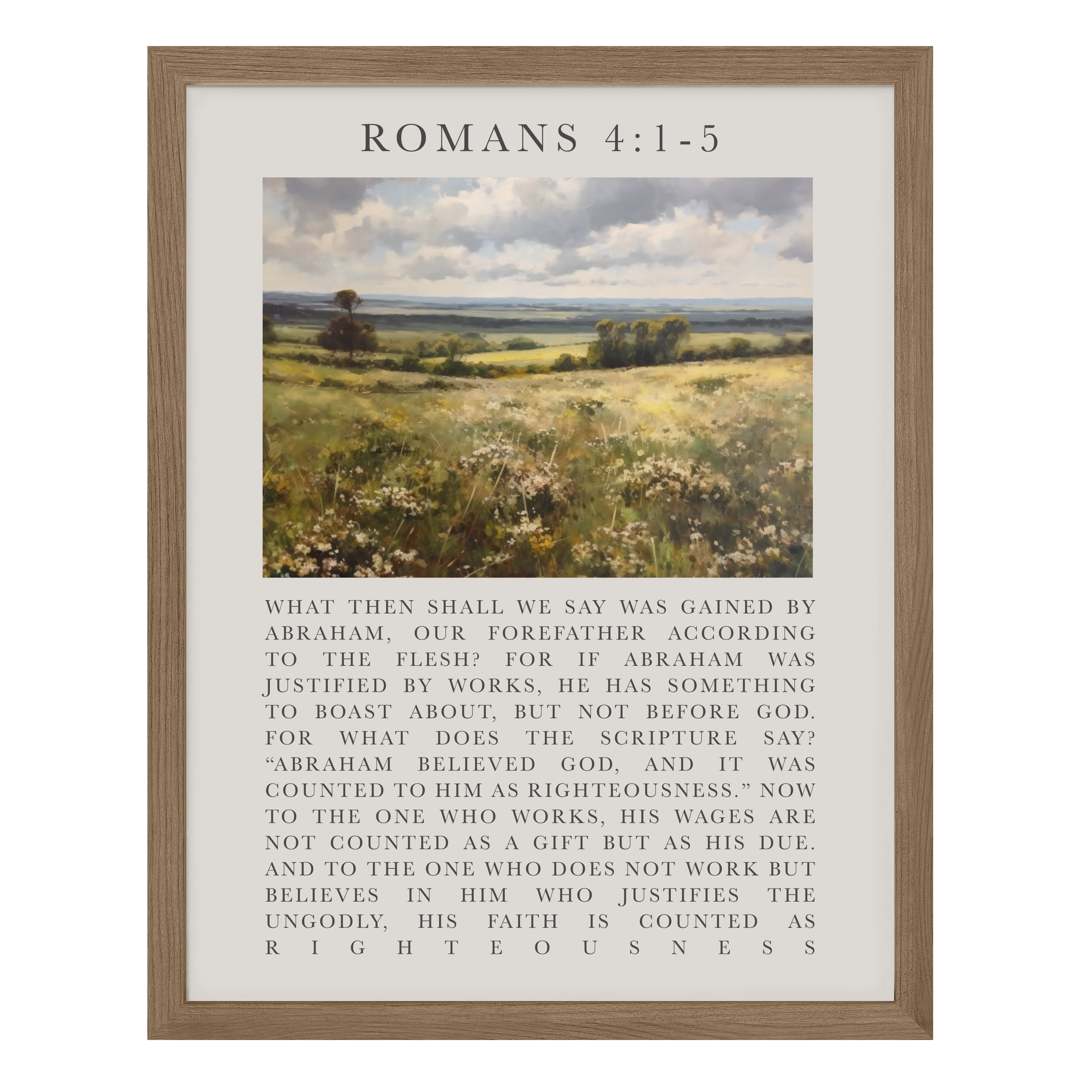 Counted As Righteousness Art Print