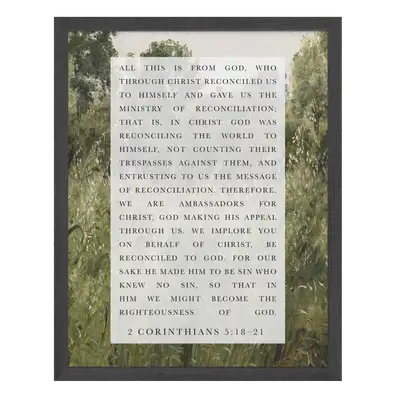 Reconciled To God Art Print