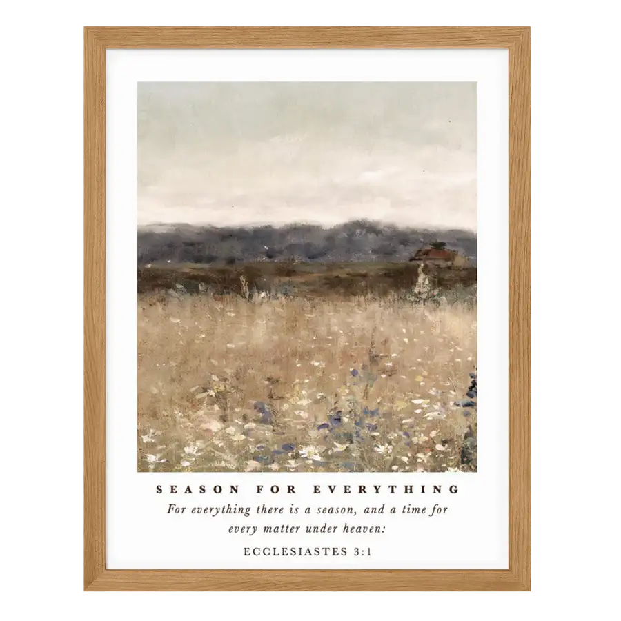 Autumn Field: Season For Everything Art Print