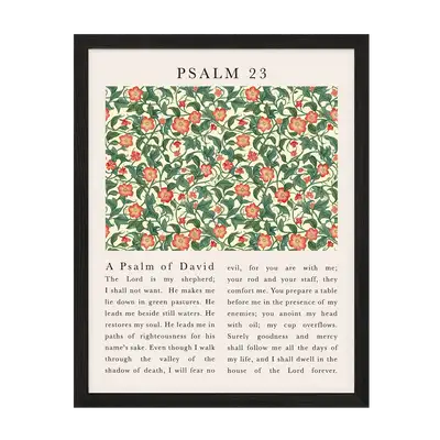 Psalm: The Lord Is My Shepherd Art Print