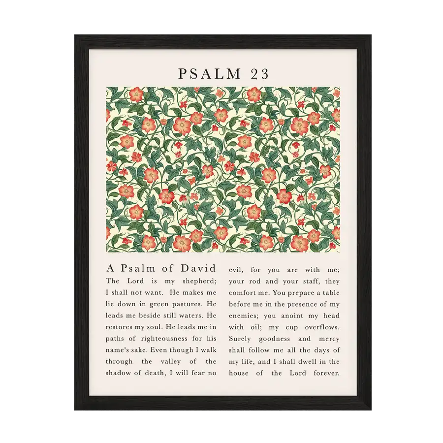 Psalm: The Lord Is My Shepherd Art Print