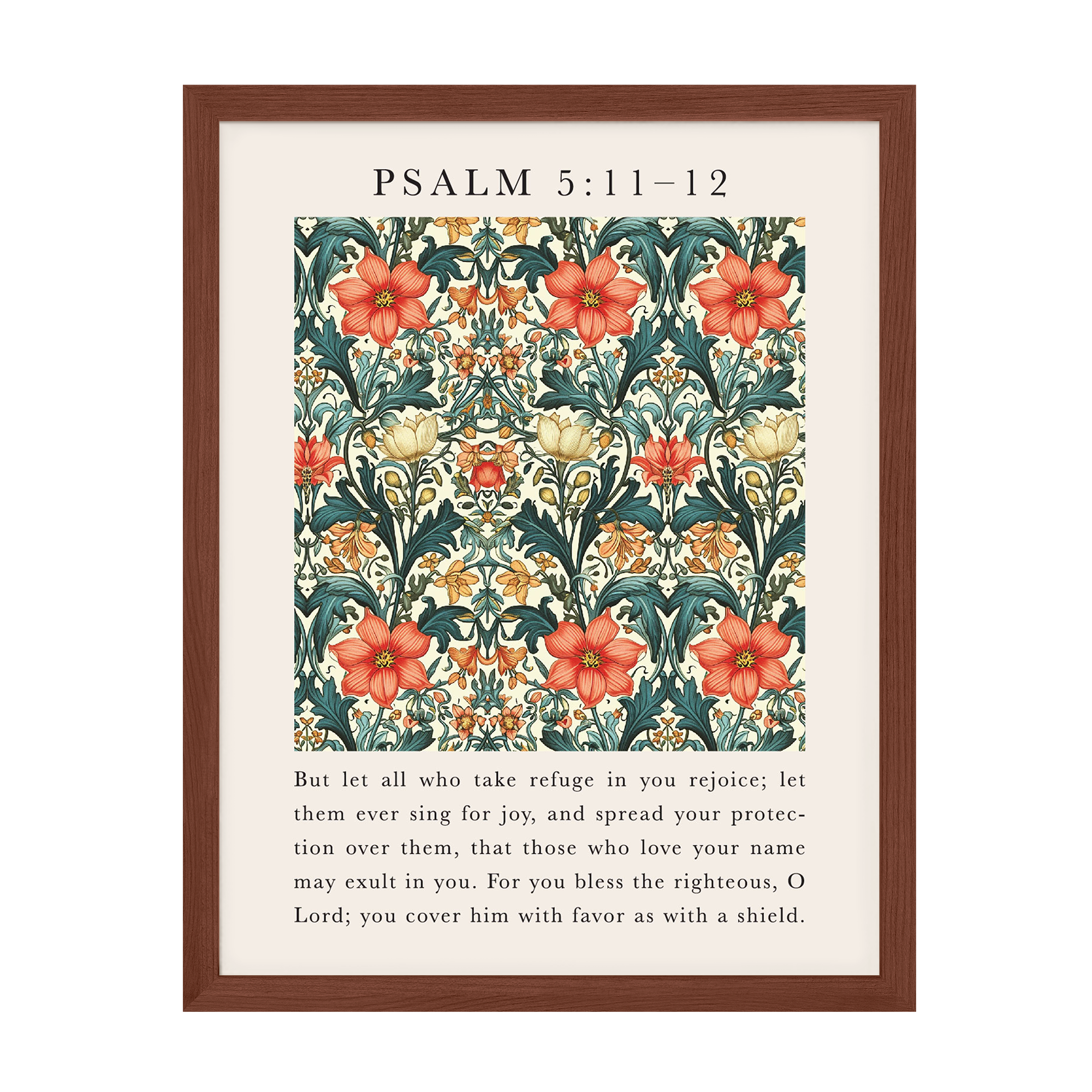 Psalm: But Let All Who Take Refuge Art Print