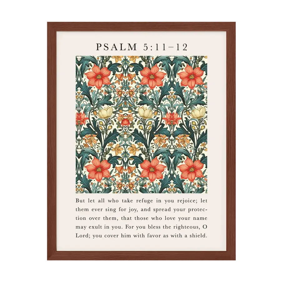 Psalm: But Let All Who Take Refuge Art Print