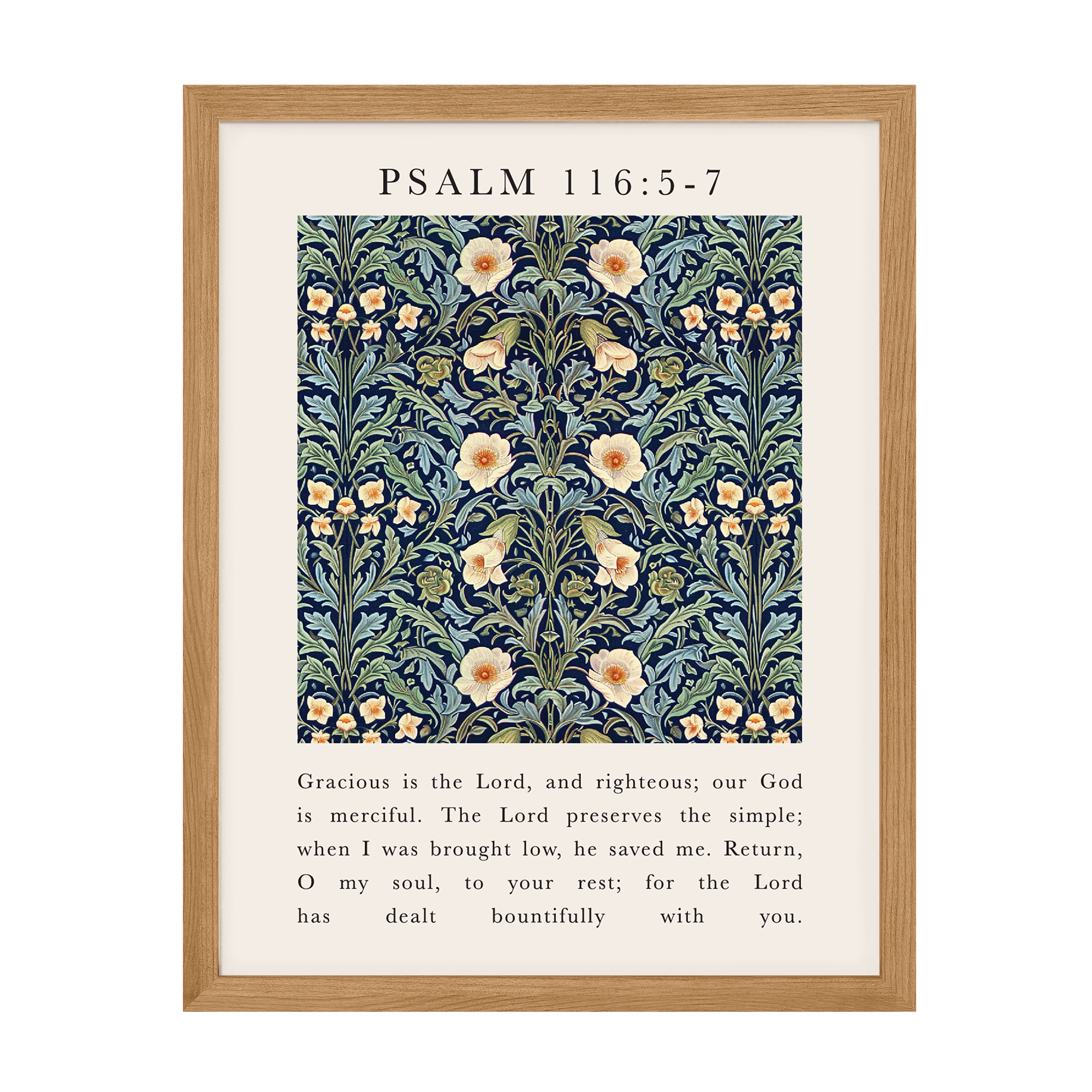 Psalm: Gracious Is The Lord Art Print