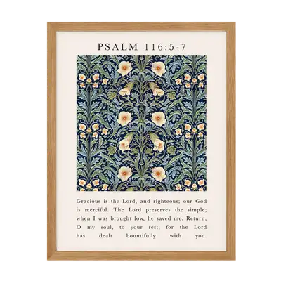 Psalm: Gracious Is The Lord Art Print