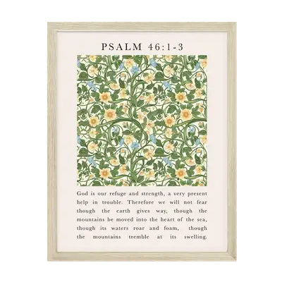 Psalm: God Is Our Refuge and Strength Art Print