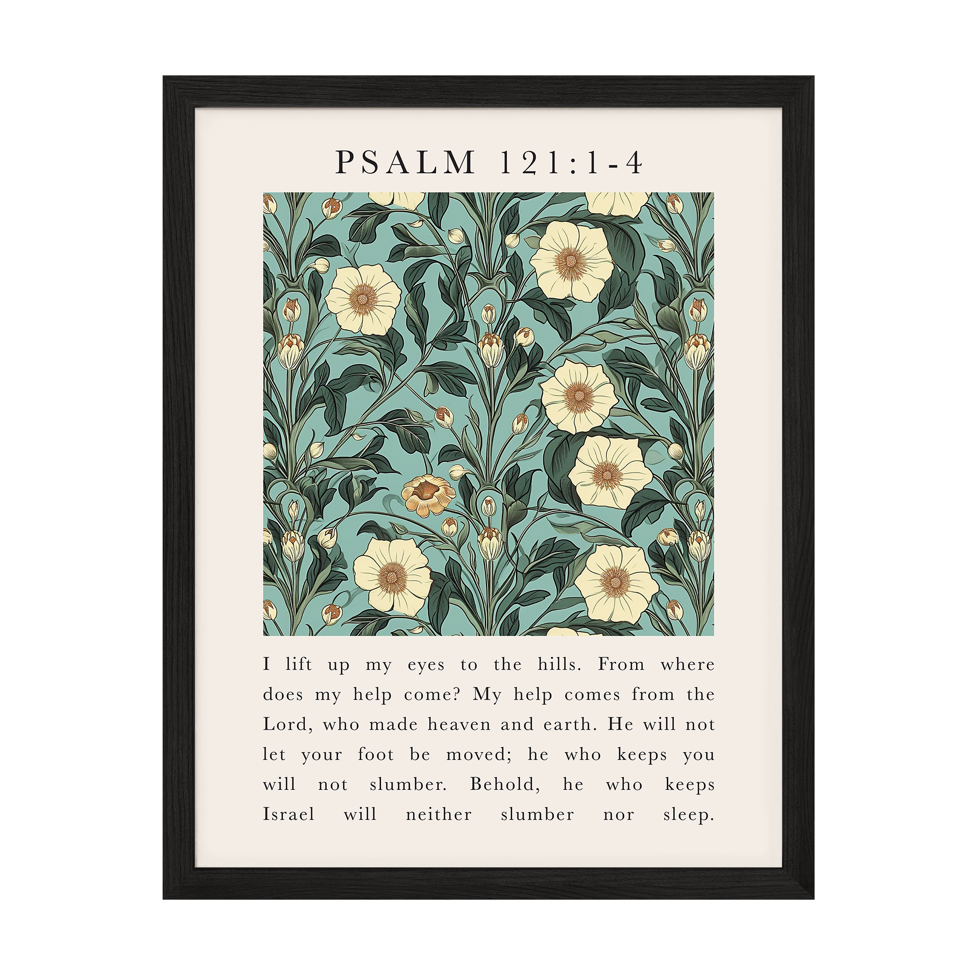 Psalm: I Lift Up My Eyes Art Print