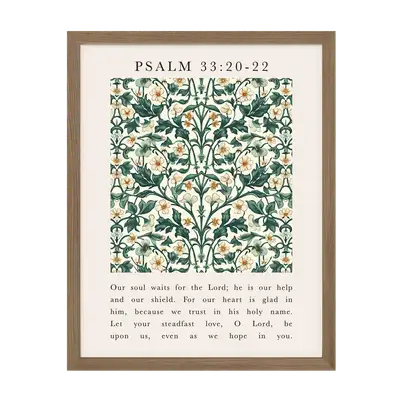 Psalm: Our Soul Waits Art Print