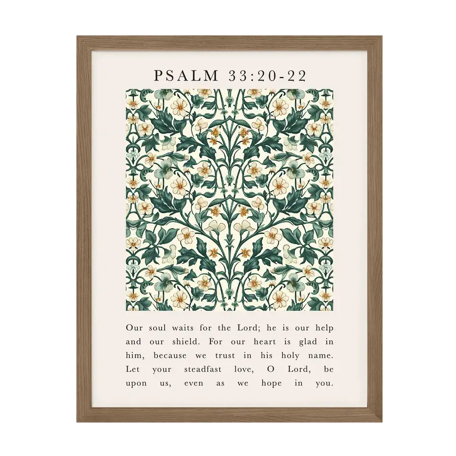 Psalm: Our Soul Waits Art Print