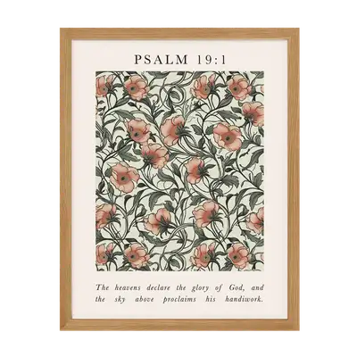 Psalm: The Heavens Declare The Glory Art Print