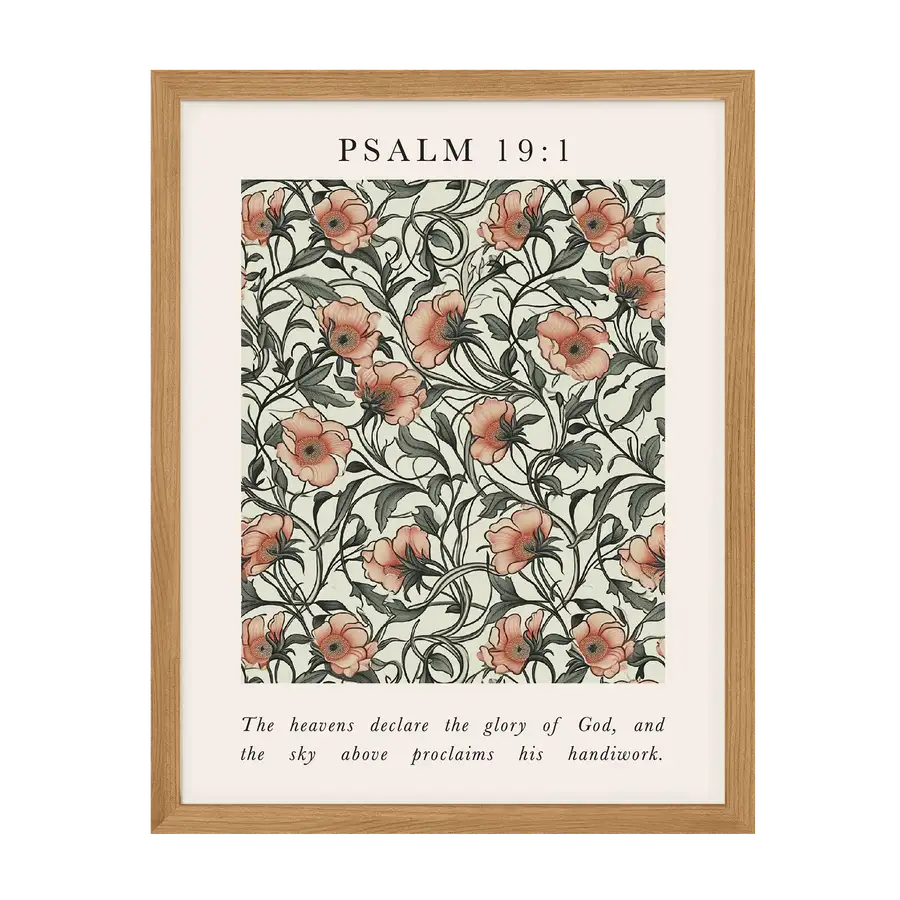 Psalm: The Heavens Declare The Glory Art Print